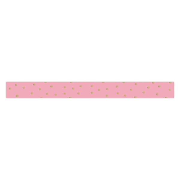 Cadeaulinten - Dots - Rouge Pink (1 cm) - 180 meter - Afbeelding 2