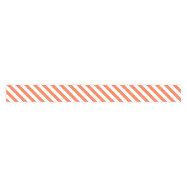 Cadeaulinten - Stripes - Poppy Red (1 cm) - 180 meter - Afbeelding 2