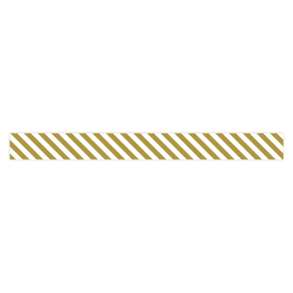 Cadeaulinten - Stripes - Deep Yellow (1 cm) - 180 meter - Afbeelding 2