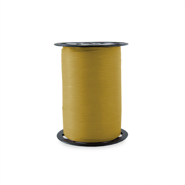 Cadeaulinten - Uni - Deep Yellow (1 cm) - 180 meter