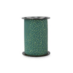 Cadeaulinten - Dots - Jade Blue (1 cm) - 180 meter