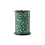 Cadeaulinten - Stars - Jade Blue (1 cm) - 180 meter