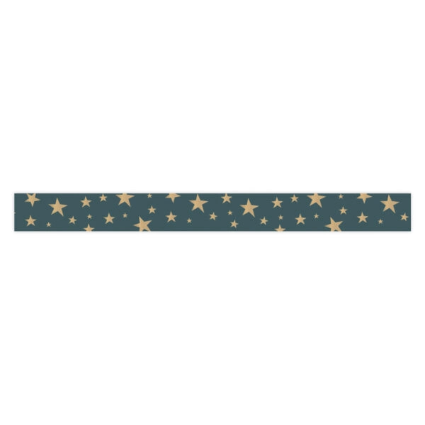 Cadeaulinten - Stars - Night Blue (1 cm) - 180 meter - Afbeelding 2