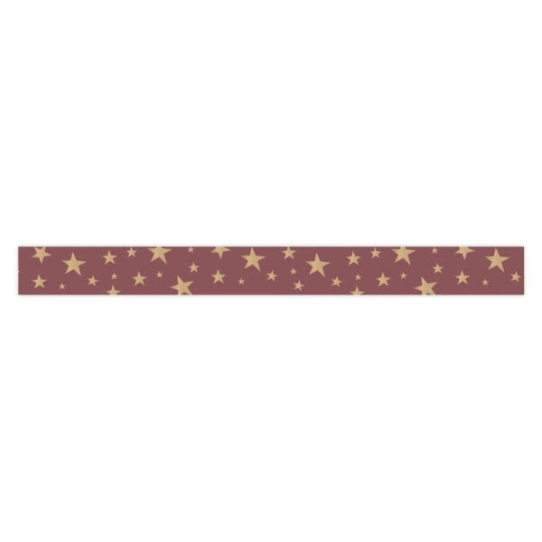 Cadeaulinten - Stars - Beet Red (1 cm) - 180 meter - Afbeelding 2