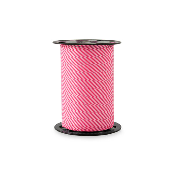 Cadeaulinten - Stripes Duo - Pink (1 cm) - 180 meter