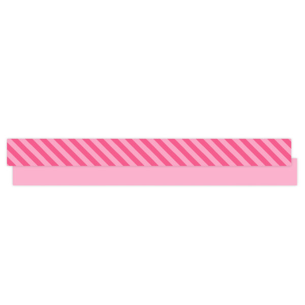 Cadeaulinten - Stripes Duo - Pink (1 cm) - 180 meter - Afbeelding 2
