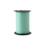 Cadeaulinten - Stripes Duo - Jade Blue (1 cm) - 180 meter