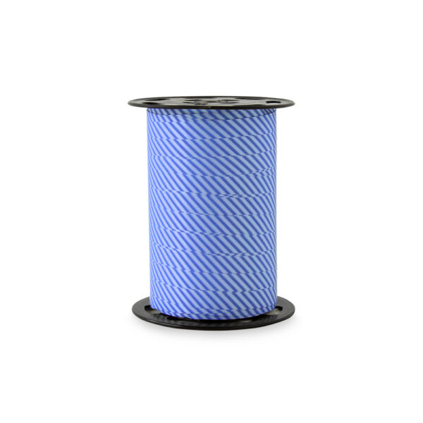 Cadeaulinten - Stripes Duo - Indigo Blue (1 cm) - 180 meter