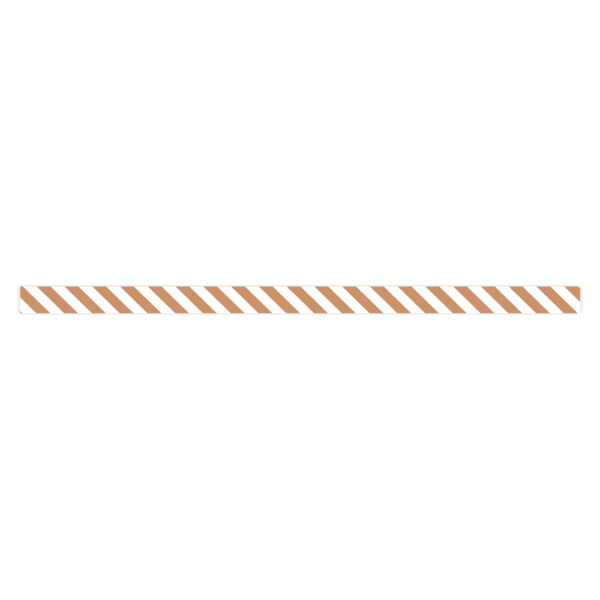 Cadeaulinten Small - Stripes - Old Orange (0,5 cm) - 500 meter - Afbeelding 2