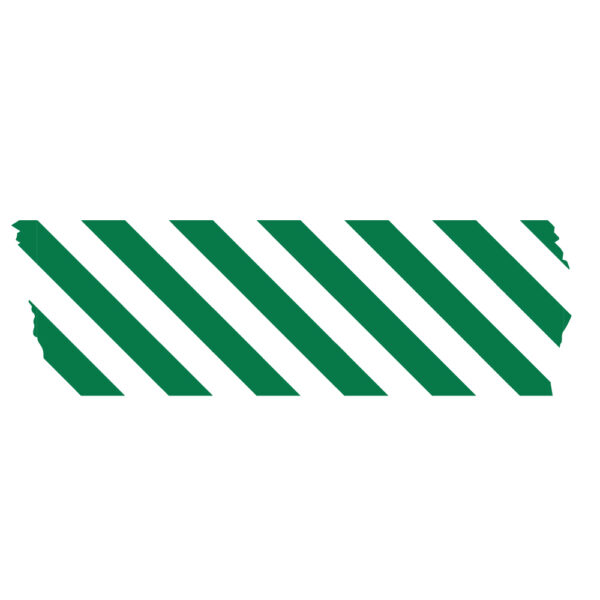 Paper Tape - Stripes - Jade Blue (5 cm) - 50 meter - Afbeelding 2