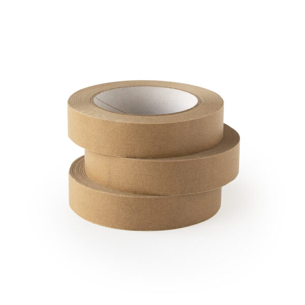 Paper Tape Small - Craft - Brown (2,5 cm) - 50 meter - 3 rollen - Afbeelding 3
