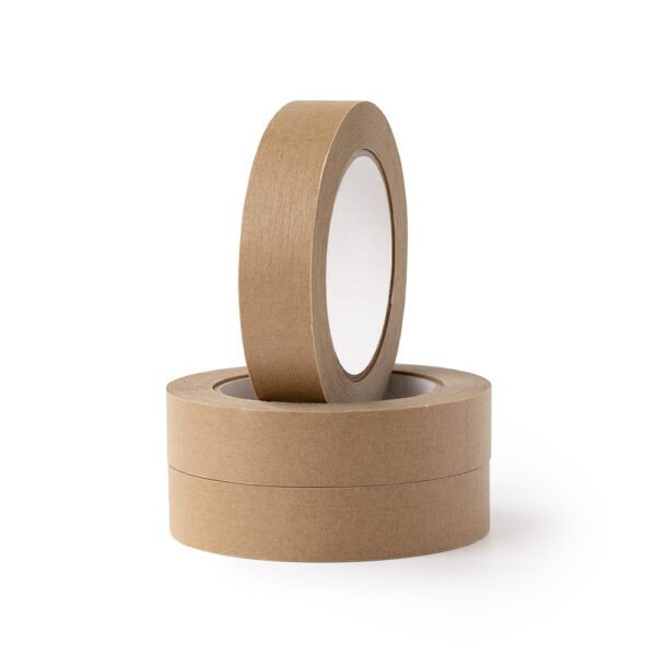 Paper Tape Small - Craft - Brown (2,5 cm) - 50 meter - 3 rollen