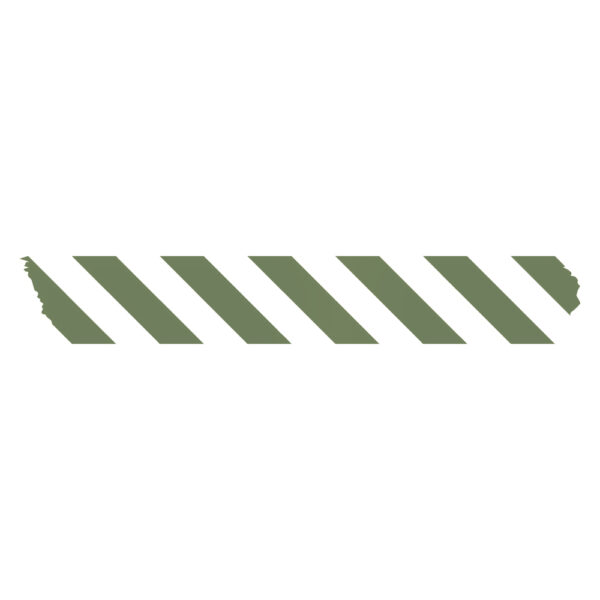 Paper Tape Small - Stripes - Forest Green (2,5 cm) - 50 meter - 3 rollen - Afbeelding 2