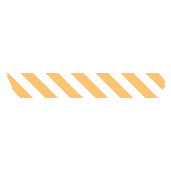 Paper Tape Small - Stripes - Peach (2,5 cm) - 50 meter - 3 rollen - Afbeelding 2