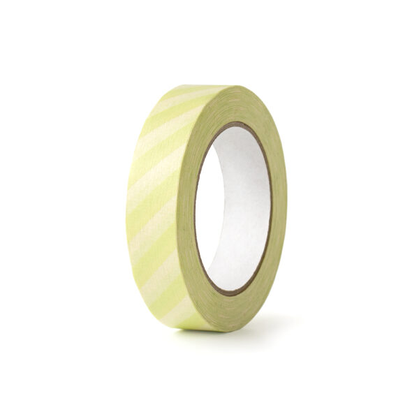 Paper Tape Small - Stripes - Mint Green (2,5 cm) - 50 meter - 3 rollen - Afbeelding 3