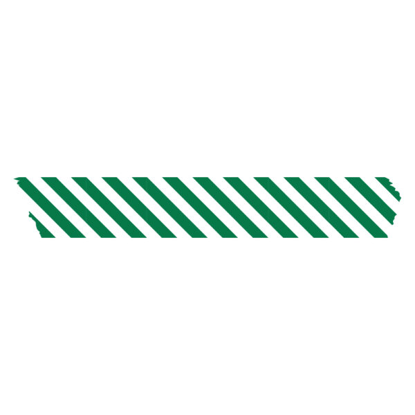 Paper Tape Small - Stripes - Jade Blue (2,5 cm) - 50 meter - 3 rollen - Afbeelding 2