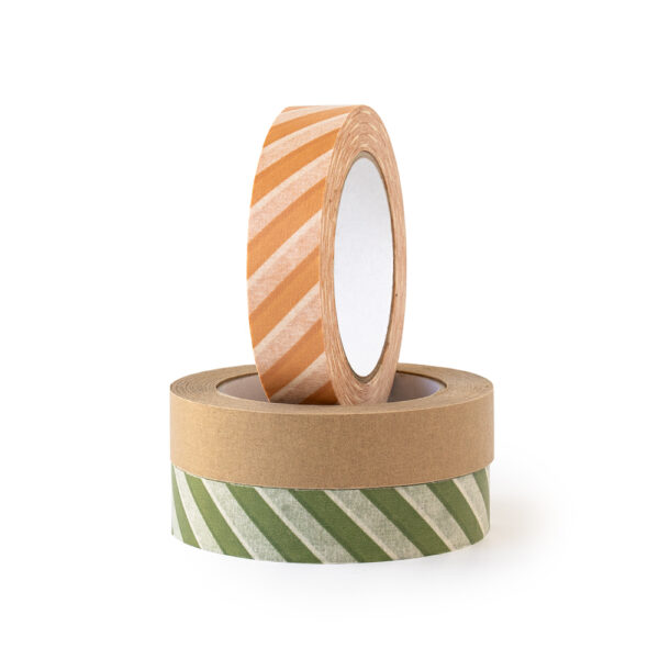 Paper Tape Small - Mix Faded (2,5 cm) - 50 meter - 3 rollen