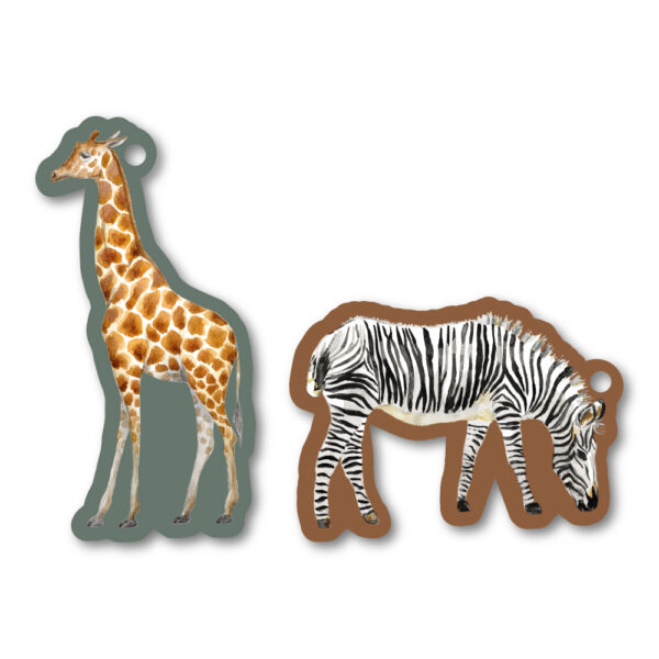 Cadeaulabels Duo - Jungle - 50 stuks