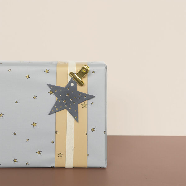 Cadeaulabels Duo - Moon / Star - 50 stuks - Afbeelding 2