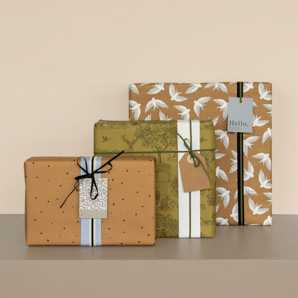 Cadeaulabels - Craft Brown - 100 stuks - Afbeelding 2
