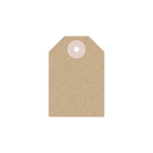 Cadeaulabels - Craft Brown - 100 stuks