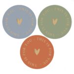Cadeaustickers Multi - This Is For You Gold - Faded (Ø 5,5 cm) - 250 stuks