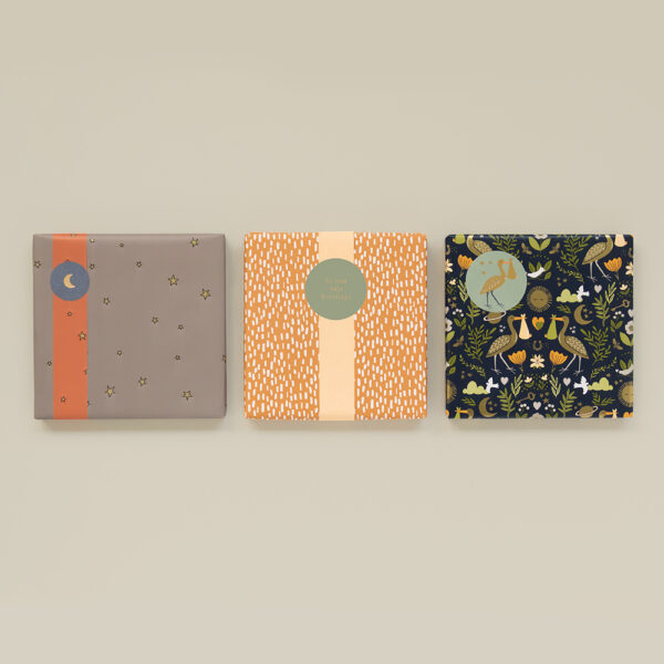 Cadeaustickers Duo - Baby Joy (Ø 5,5 cm) - 250 stuks - Afbeelding 3