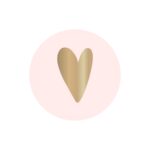 Cadeaustickers - Heart - Pastel Pink (Ø 3,5 cm) - 250 stuks