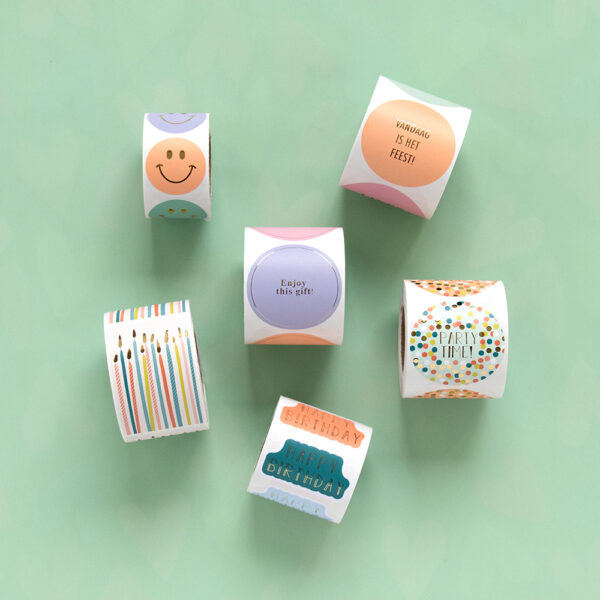 Cadeaustickers - Candle Gold - 250 stuks - Afbeelding 3