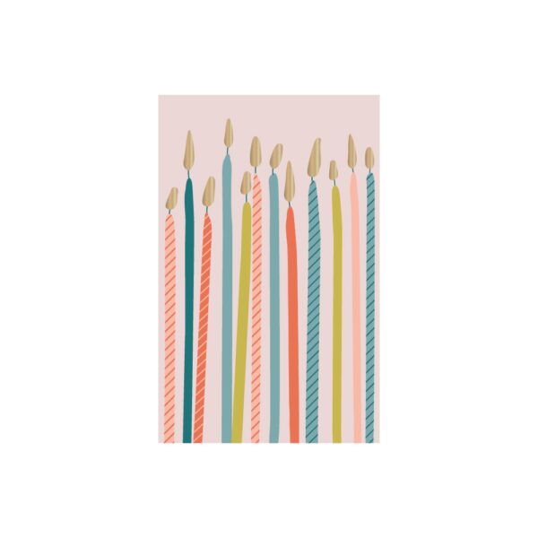 Cadeaustickers - Candle Gold - 250 stuks