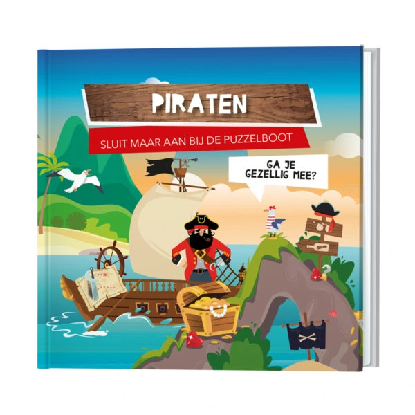 Puzzeltrein Piraten (boek + puzzel) - Afbeelding 3