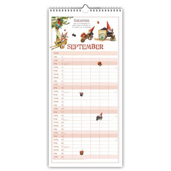 Rien Poortvliet familiekalender 'Kabouter' 2024 - Afbeelding 2