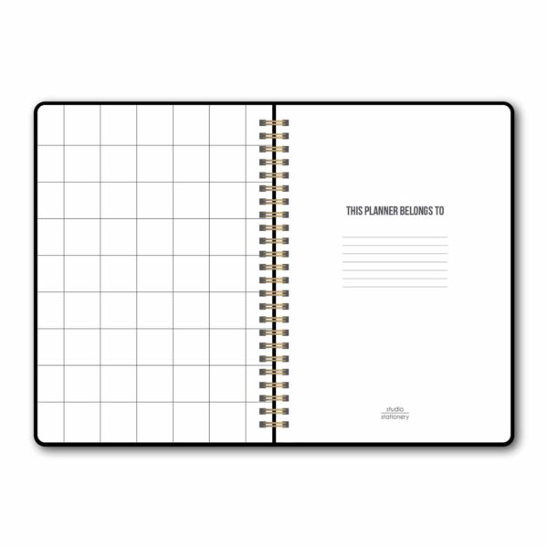Studio Stationery My Black Planner - Afbeelding 3