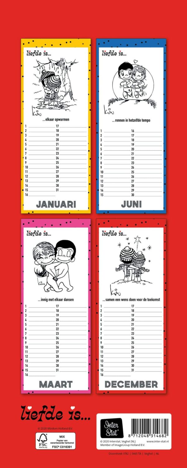 Verjaardagskalender Liefde is... - Afbeelding 3