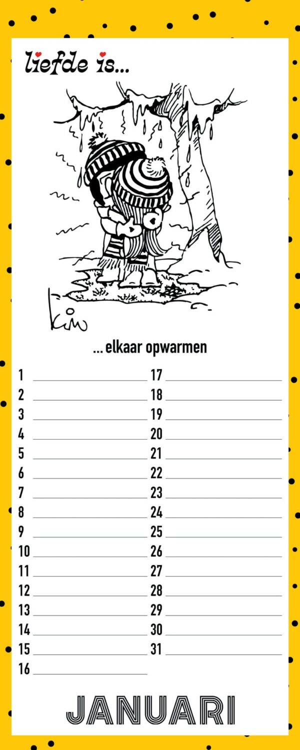 Verjaardagskalender Liefde is... - Afbeelding 2