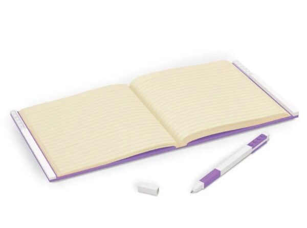 LEGO Notitieboek met Gelpen - Lavendel - Afbeelding 2