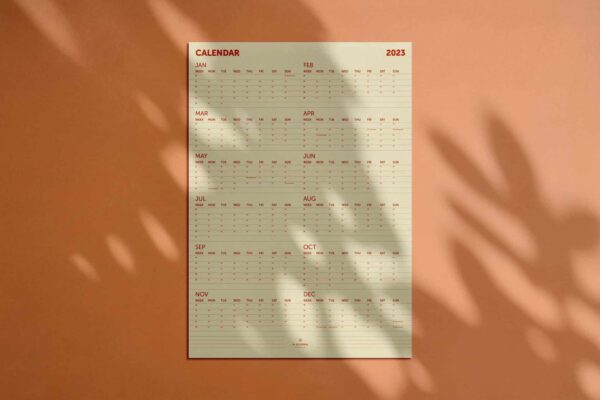 A-Journal Wall Planner 2023 - A1 - Afbeelding 3