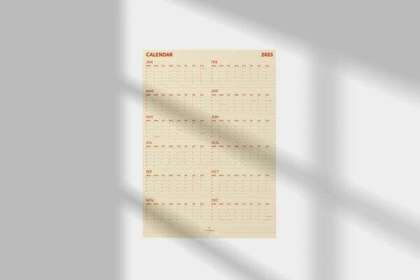 A-Journal Wall Planner 2023 - A1 - Afbeelding 2