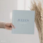 Zwangerschapsdagboek Modern Pastel Blue 1
