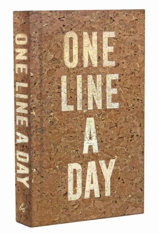 One Line A Day Journal - Cork Kopen? ⋆ Invulboekjes.nl