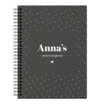 Ontwerp Je Eigen Afslankdagboek Dotty Dots Black (1)