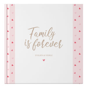 Ontwerp Je Eigen Tante & Ik Herinneringsboek Cheerful Hearts Pink (1)