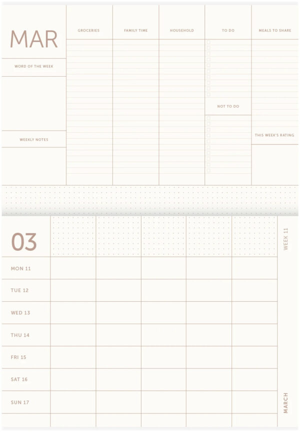 A Journal 16 Maanden Familieplanner 2023 2024