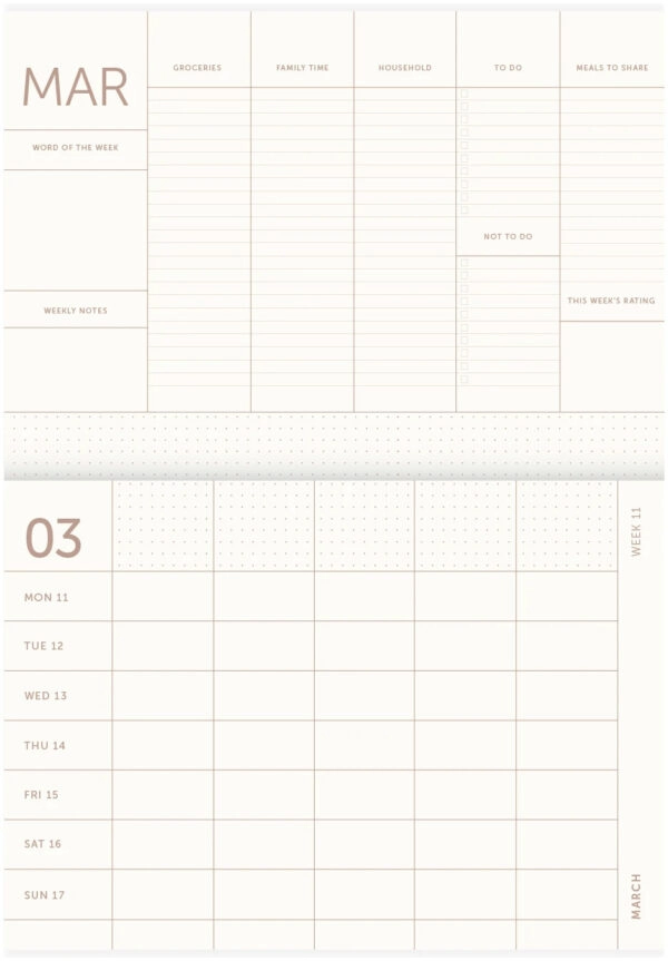 A Journal 16 Maanden Familieplanner 2023 2024