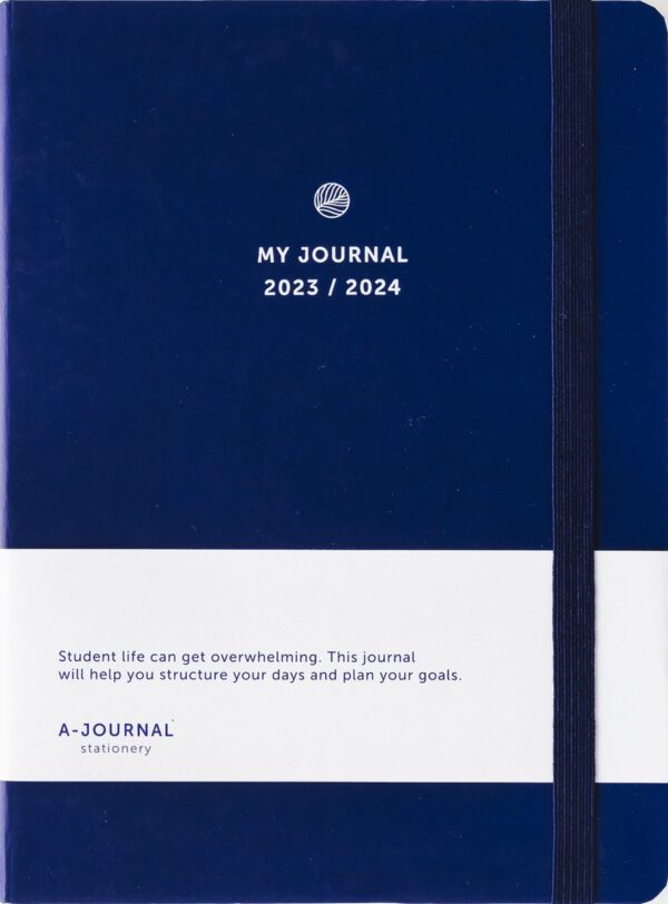 A Journal Schoolagenda 2023 2024 Donkerblauw
