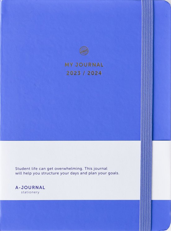 A Journal Schoolagenda 2023 2024 Lavendel Blauw