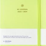 A Journal Schoolagenda 2023 2024 Lime Green