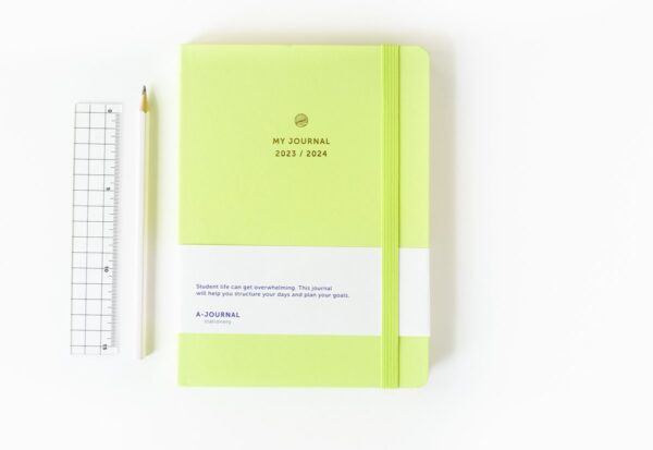 A Journal Schoolagenda 2023 2024 Lime Green 2