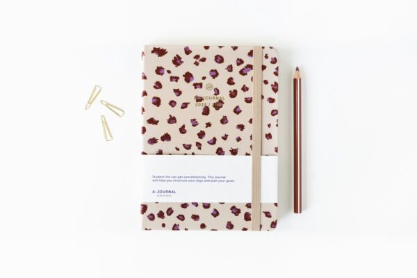 A Journal Schoolagenda 2023 2024 Luipaard Print 2