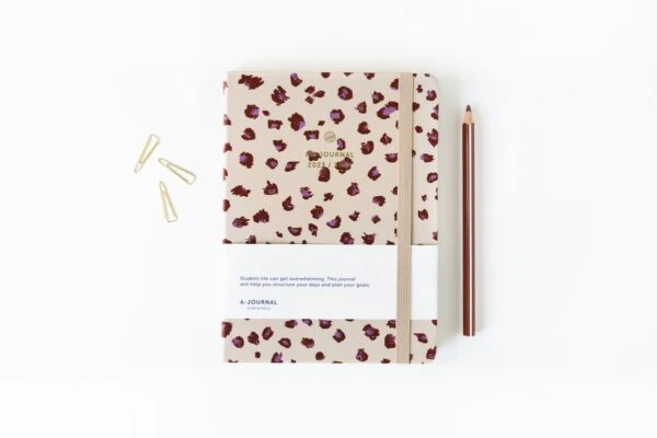 A Journal Schoolagenda 2023 2024 Luipaard Print 2